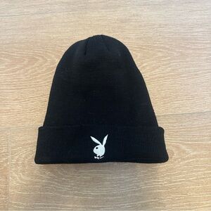 5 for $25 Playboy black embroidered beanie